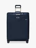 Briggs & Riley Baseline 4-Wheel 79cm Extra Large Expandable Suitcase, Navy