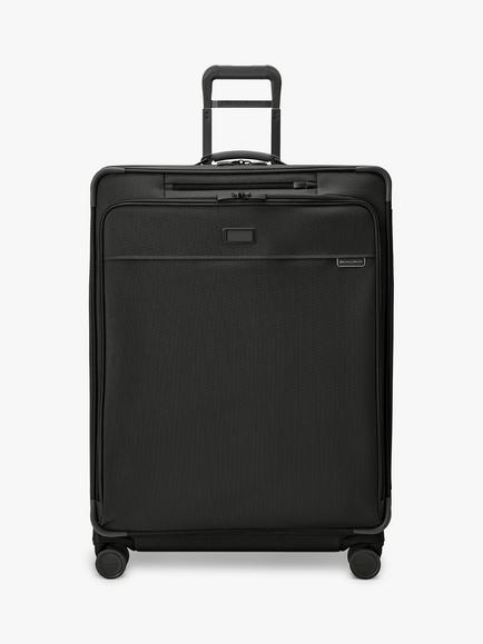 Briggs & Riley Baseline 4-Wheel 79cm Extra Large Expandable Suitcase, Black