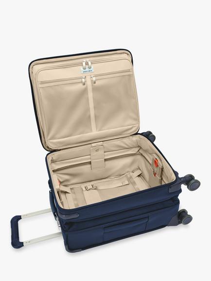 Briggs & Riley Global Carry-On 4-Wheel Spinner 53cm Expandable Cabin Case, 49L - view 2, Navy