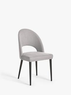 John Lewis Moritz II Boucle Yarn Dining Chair, Zinc