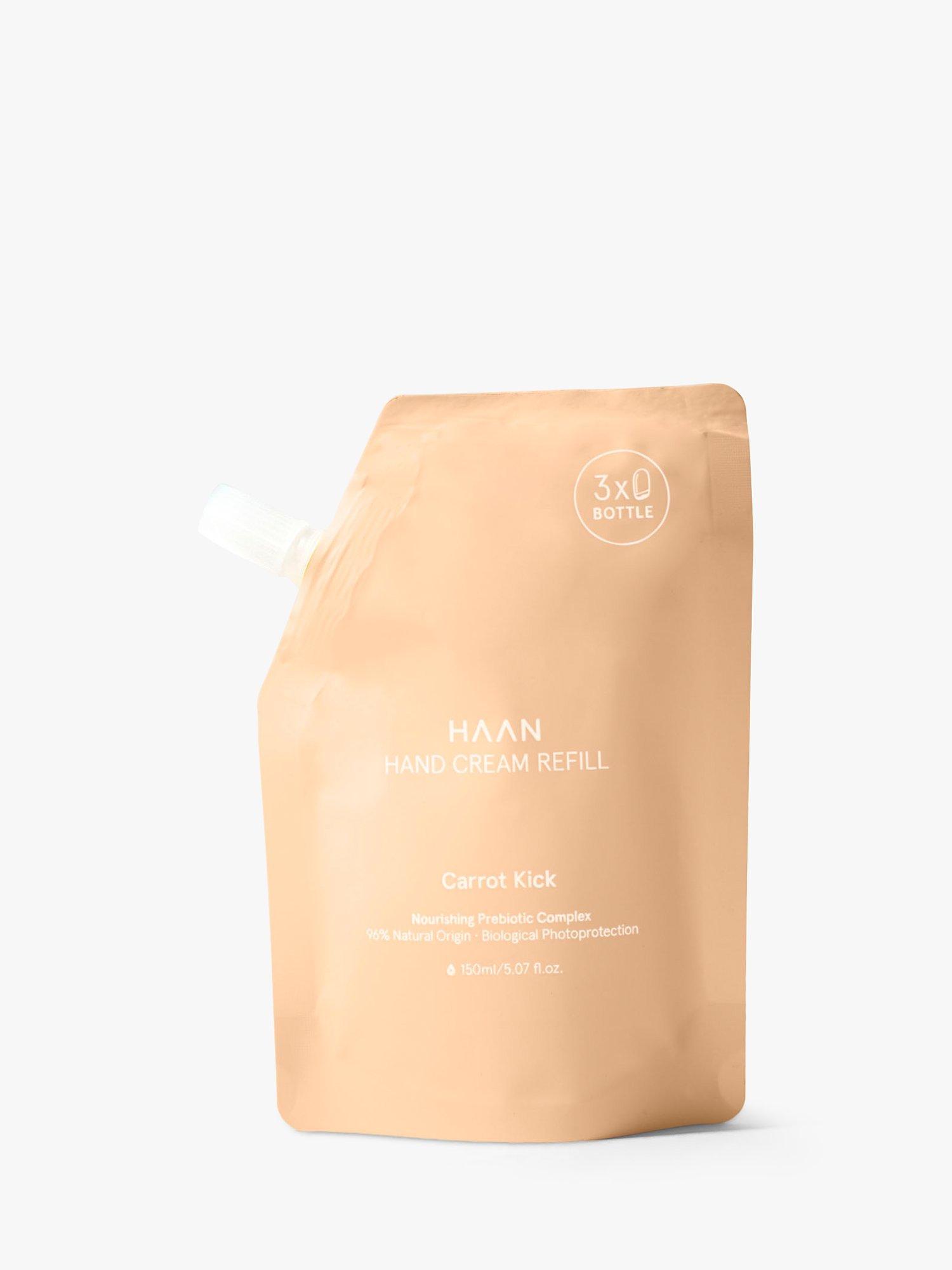 HAAN Carrot Kick Hand Cream, Refill Pouch, 150ml