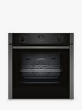 Neff N50 Slide and Hide B3ACE4HG0B Built In Electric Single Oven, Graphite Grey