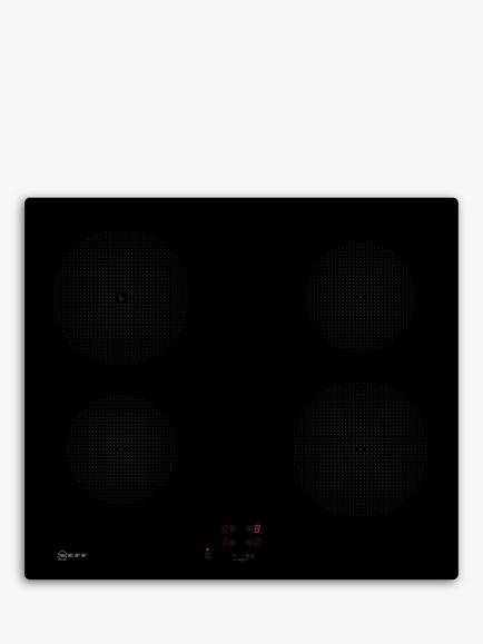 Neff N30 T36CA50X1U 60cm Induction Hob, Black, Black