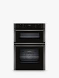 Neff N50 U1ACE2HG0B Built In Electric Double Oven, Graphite Grey