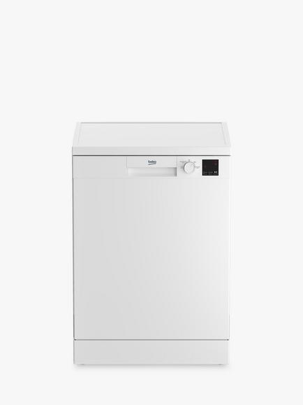 Beko DVN04X20W Freestanding Dishwasher, White, White