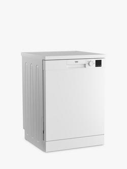 Beko DVN04X20W Freestanding Dishwasher, White - view 2, White