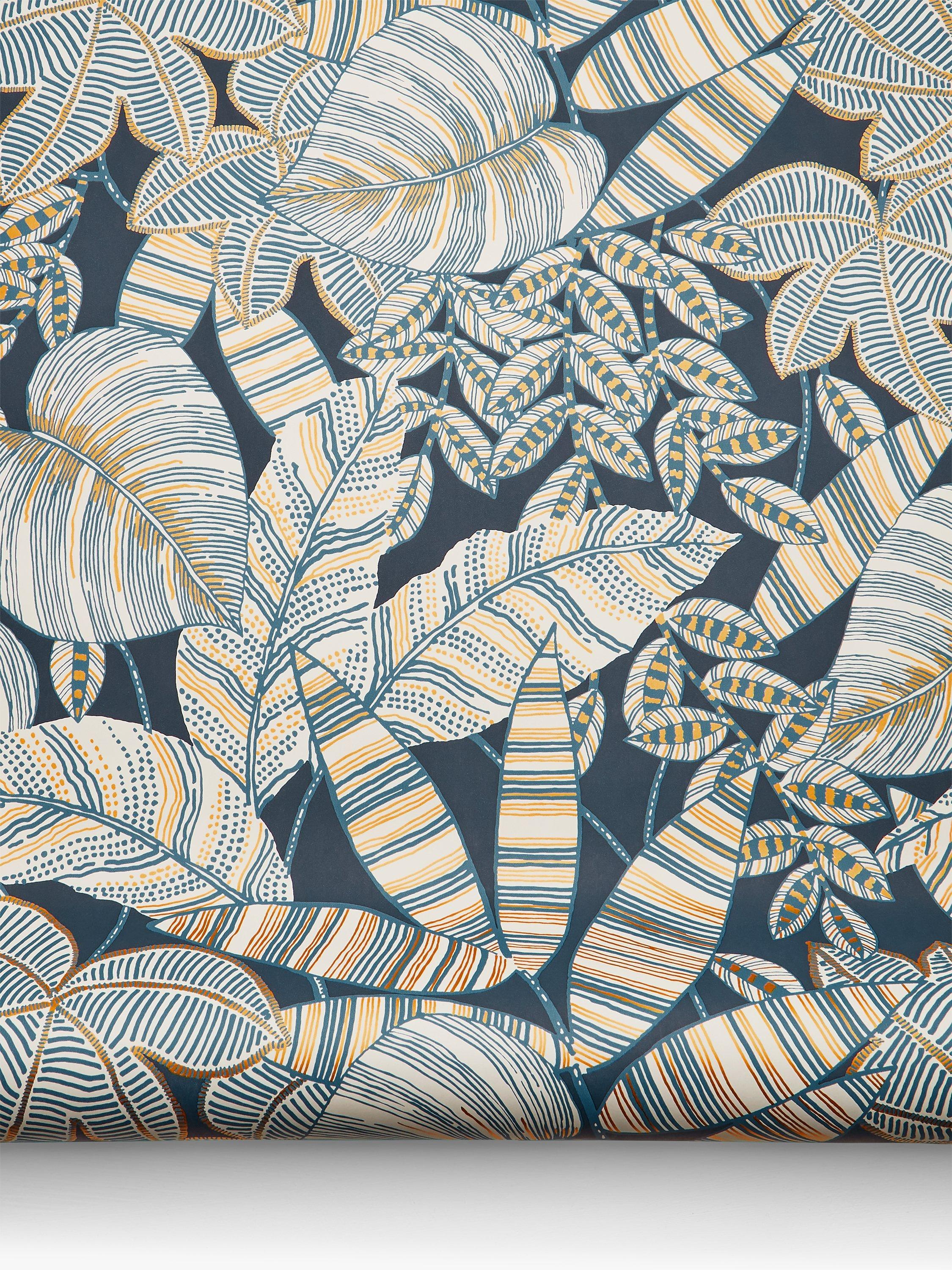 John Lewis Palmeira Wallpaper, Dark Night Sky