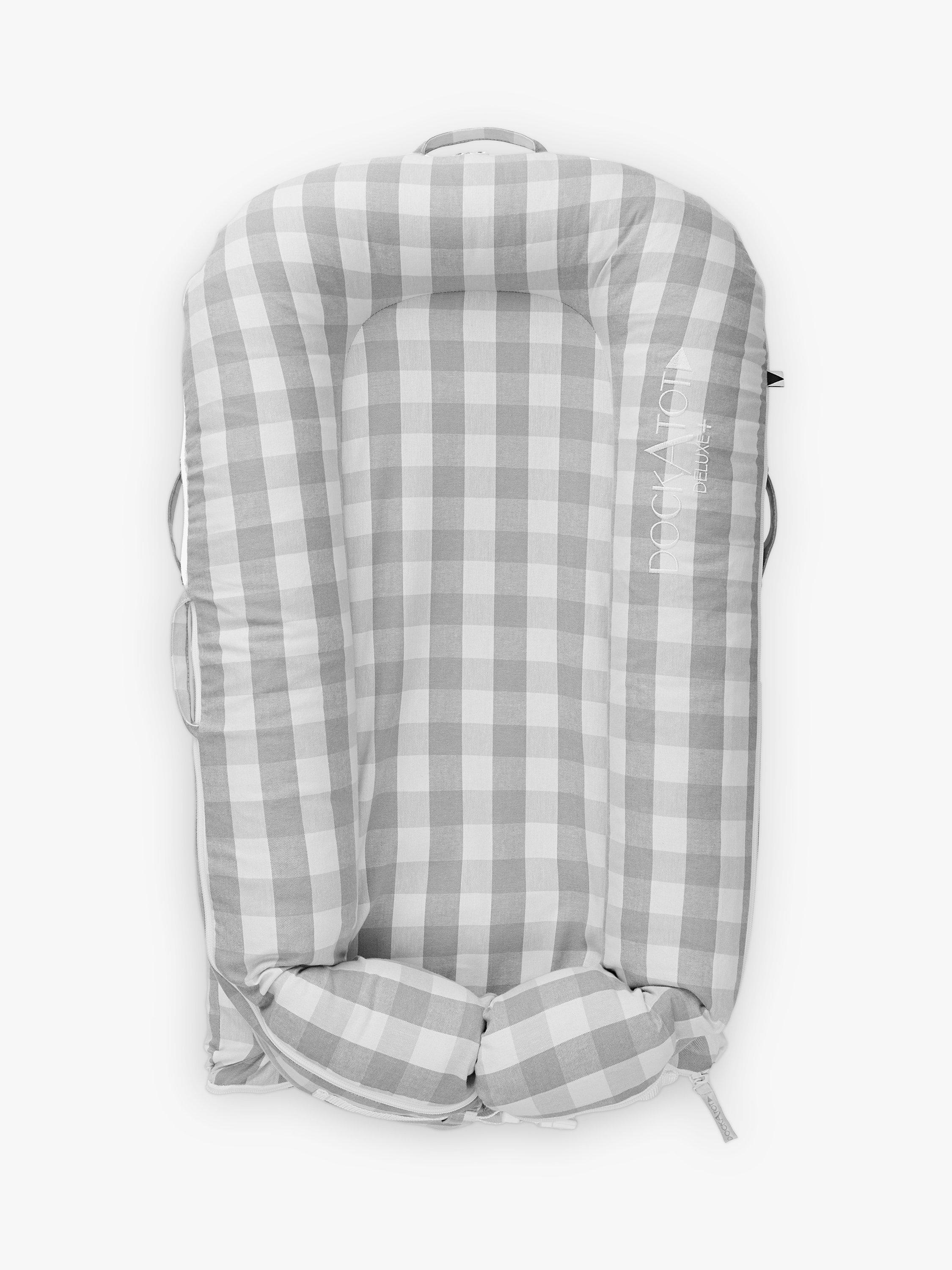 DockATot Deluxe+ Light Grey Baby Pod, 0-8 months