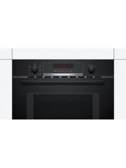 Bosch Series 4 CMA583MS0B Built-In Combination Microwave with Grill, Stainless Steel - view 2, Black