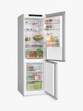 Bosch Series 4 KGN362LDFG Freestanding 70/30 Fridge Freezer, Inox Look