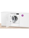 Bosch Series 8 WIW28502GB Integrated Washing Machine, 8kg Load, 1400rpm Spin, White