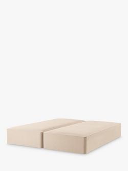 John Lewis Pocket Sprung Divan Base, Super King Size, Cotton Effect Beige