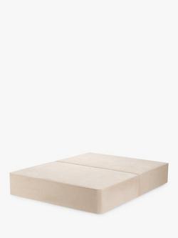 John Lewis Pocket Sprung Divan Base, Small Double, Cotton Effect Beige