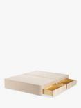 John Lewis Pocket Sprung 4 Drawer Storage Divan Base, Small Double