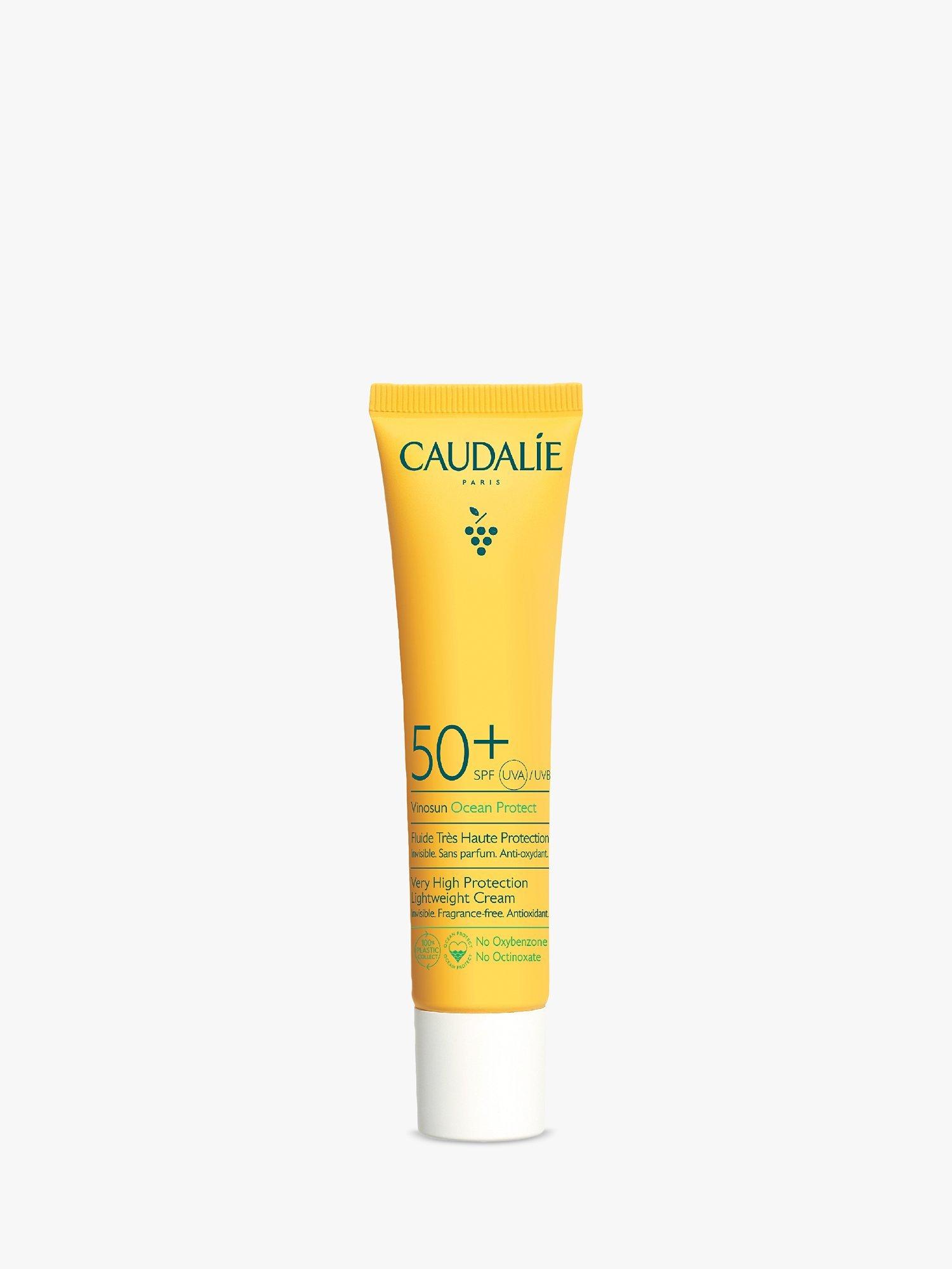 Product image 1 of 5, which shows Caudalie Vinosun Ocean Protect Very High Protection Lightweight Cream SPF 50, 40ml