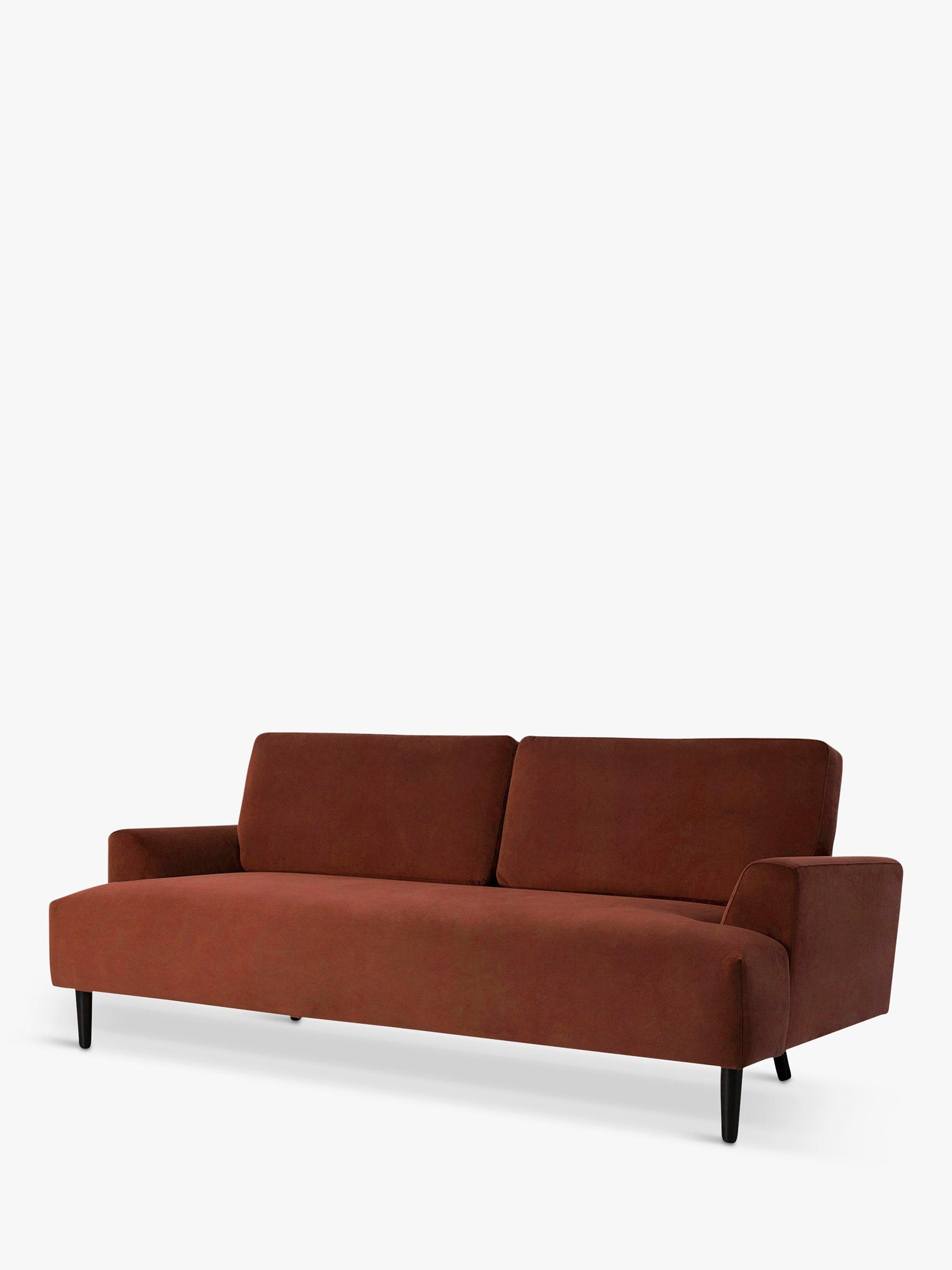 Model 05 Range, Swyft Model 05 Large 3 Seater Sofa, Brick Velvet