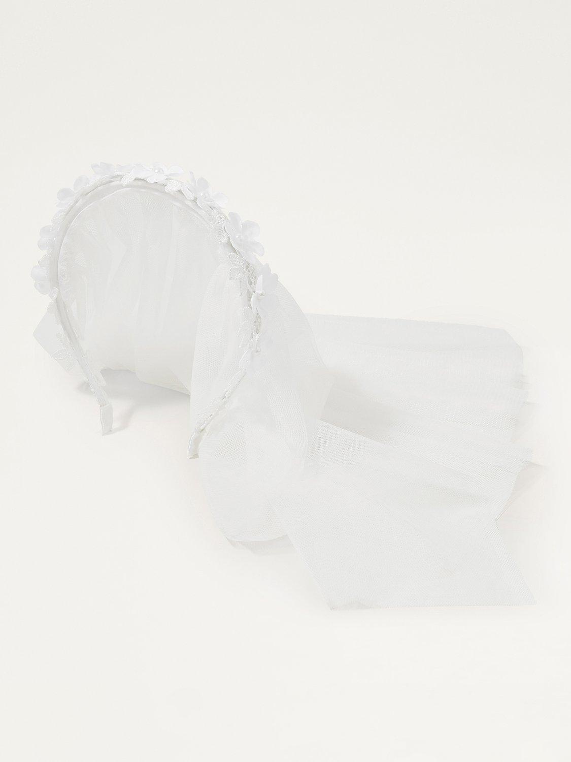 Monsoon Kids' Removable Communion Veil Headband