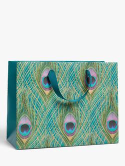 John Lewis Peacock Gift Bag, Multi