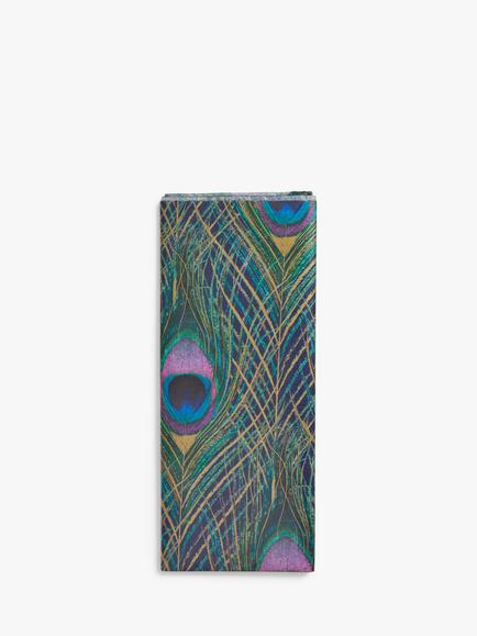 John Lewis Peacock Tissue Paper, Pack of 5, Multi