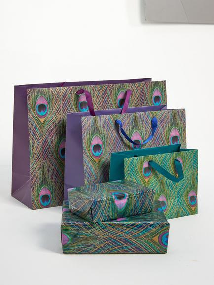 John Lewis Peacock Tissue Paper, Pack of 5 - view 2, Multi