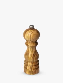 Peugeot Paris u'Select Manual Adjustable Olive Wood Pepper Mill, 18cm, Natural, Natural