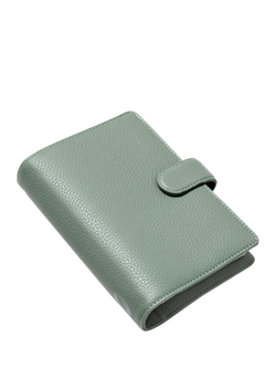 Filofax Norfolk Leather Personal Organiser - view 2, Sage