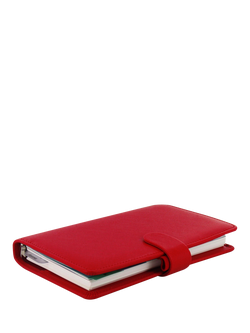 Filofax Compact Saffiano Personal Organiser, Red, 2023 - view 2, Red