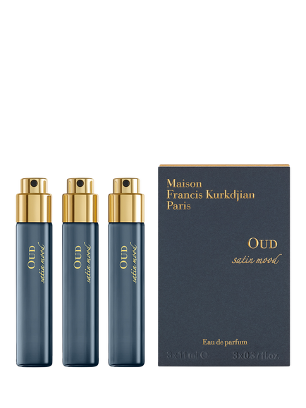 Maison Francis Kurkdjian Oud Satin Mood Eau de Parfum Refills, 3 x 11ml, 