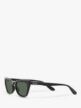 Ray-Ban RJ9099S Junior Miss Burbank Cat's Eye Sunglasses, Black/Green