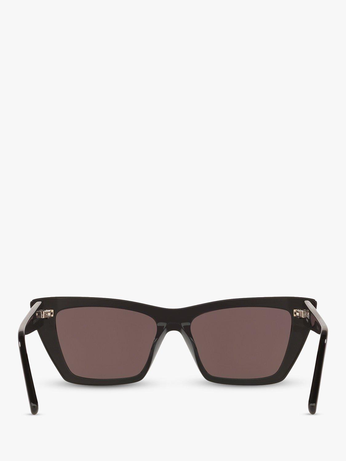 Product image 7 of 11, which shows Yves Saint Laurent SL 276 Women's Mica Cat's Eye Sunglasses, Black/Grey