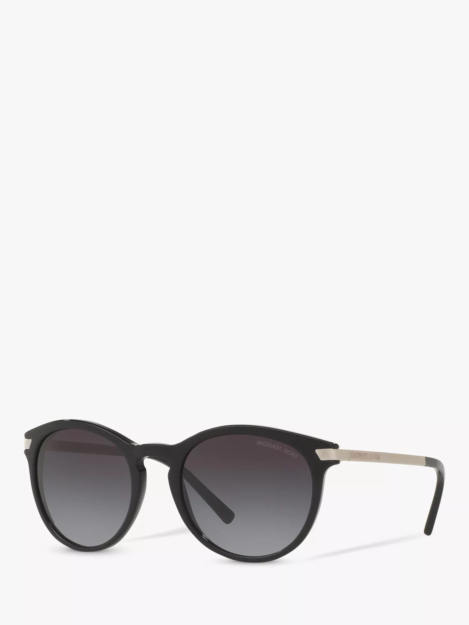 Michael Kors MK2023 Women s Round Sunglasses Black Grey Gradient