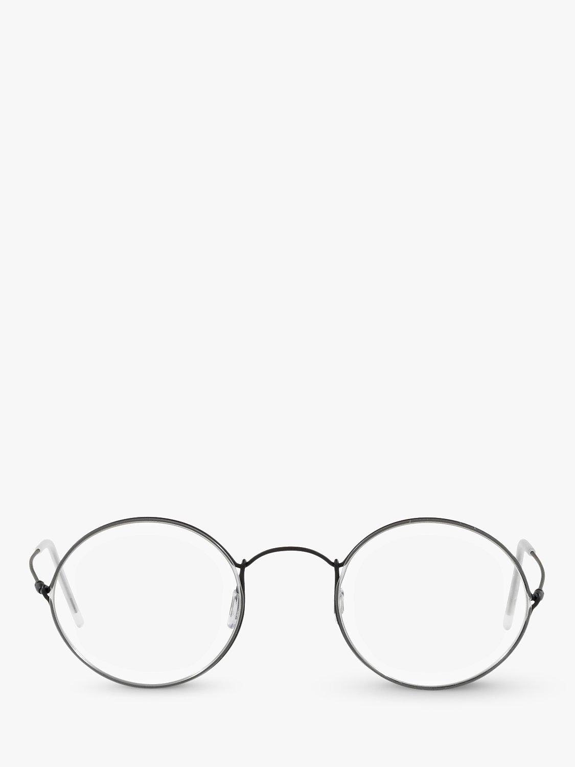 Product image 3 of 11, which shows Giorgio Armani AR6115T Men's Oval Sunglasses, Black/Clear