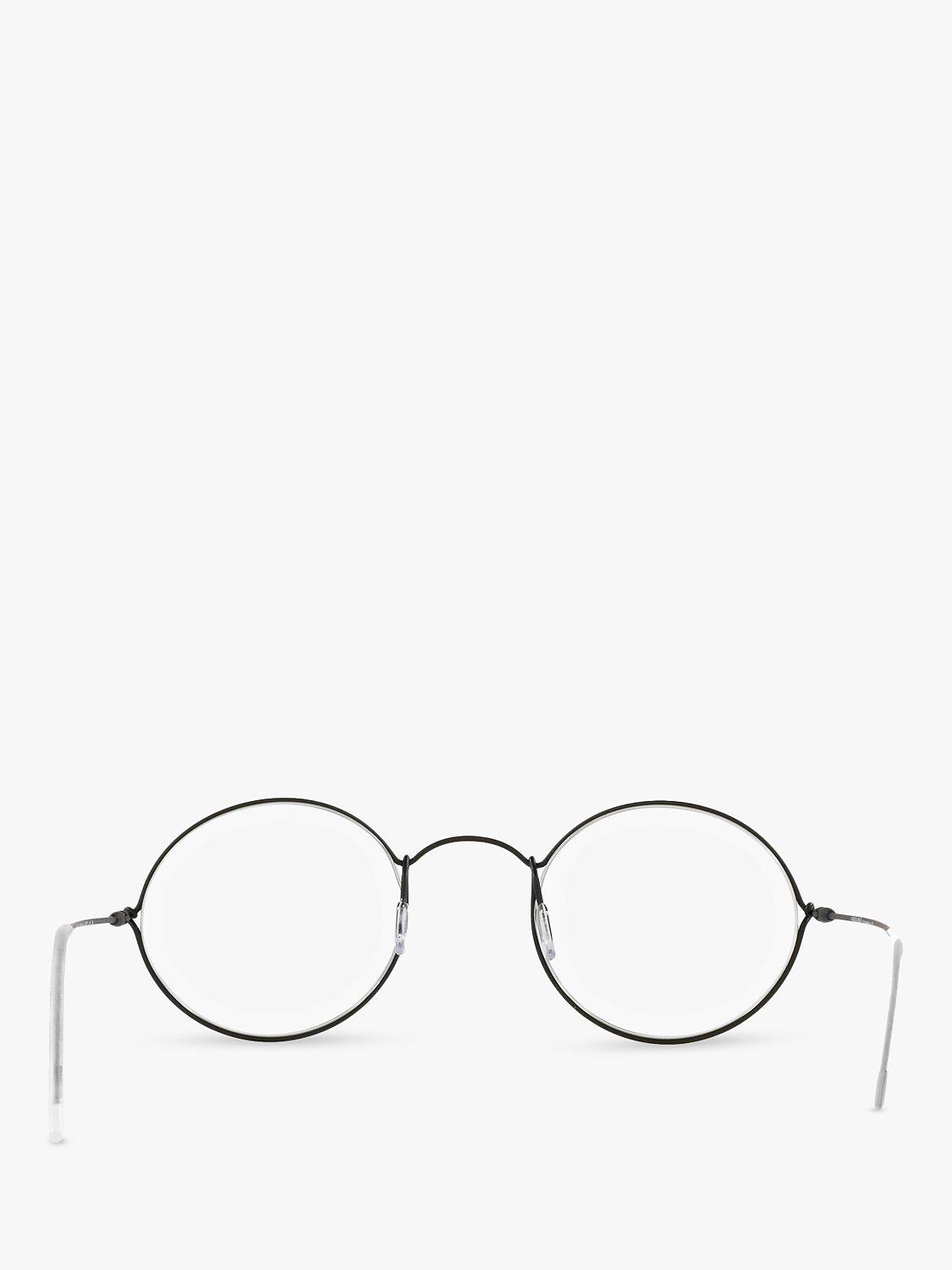 Product image 7 of 11, which shows Giorgio Armani AR6115T Men's Oval Sunglasses, Black/Clear
