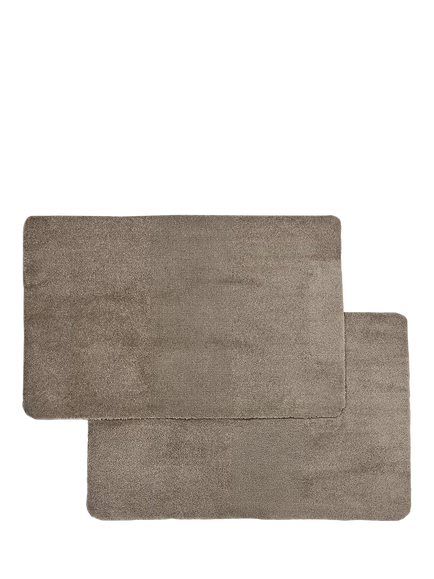 Mighty Mats Washable Door Mats, Pack of 2, Beige