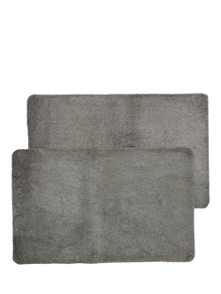 Mighty Mats Washable Door Mats, Pack of 2, Grey