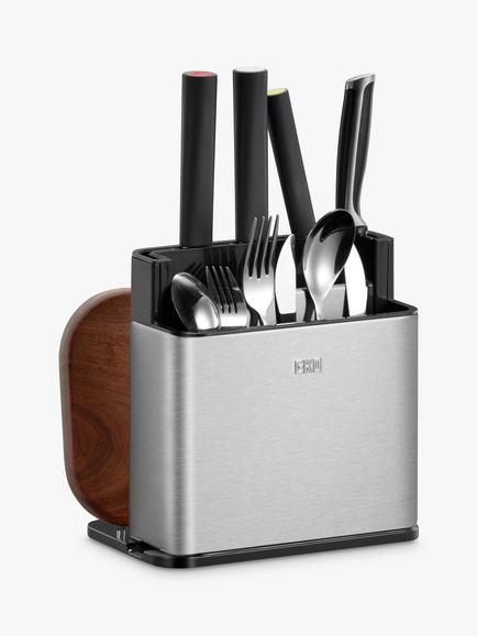 EKO Dish Drainer/Utensil Holder, Stainless Steel, Extra Large - view 2, Stainless Steel