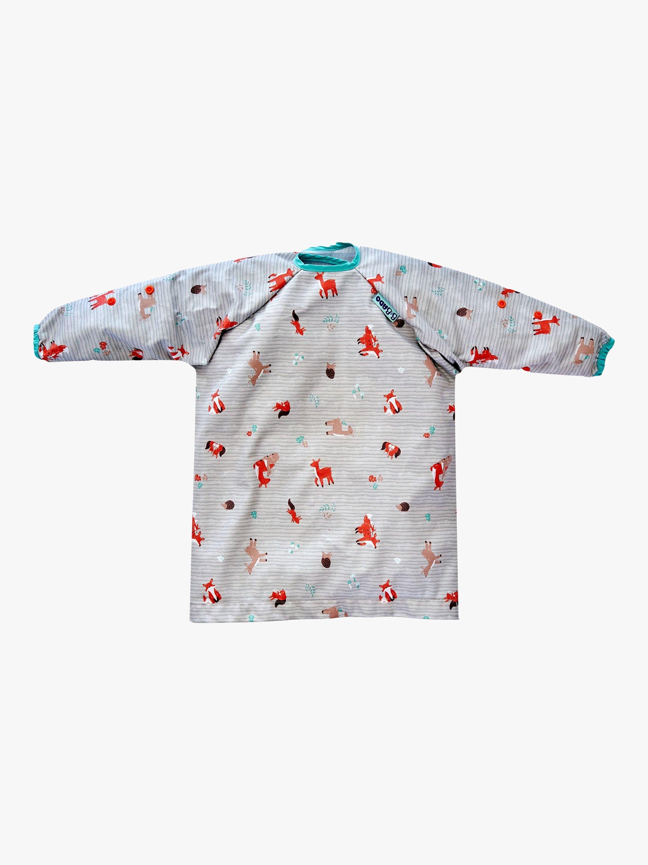 Bibado Long Sleeve Coverall Weaning Bib, Woodland Friends