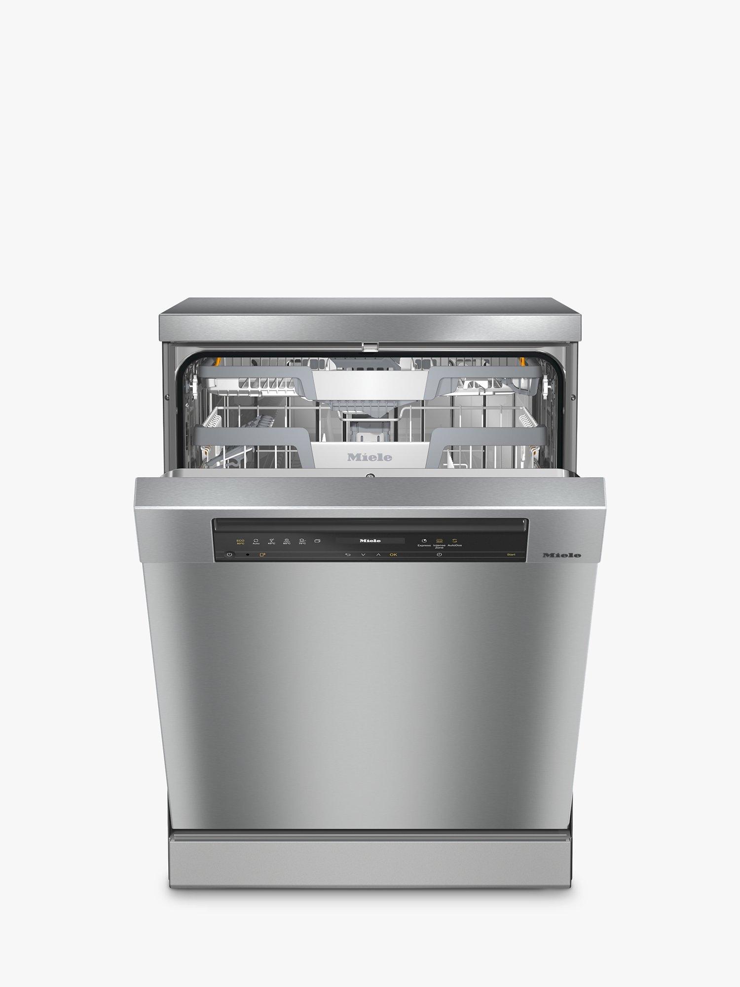 Miele G7410 SC Freestanding Dishwasher, Clean Steel