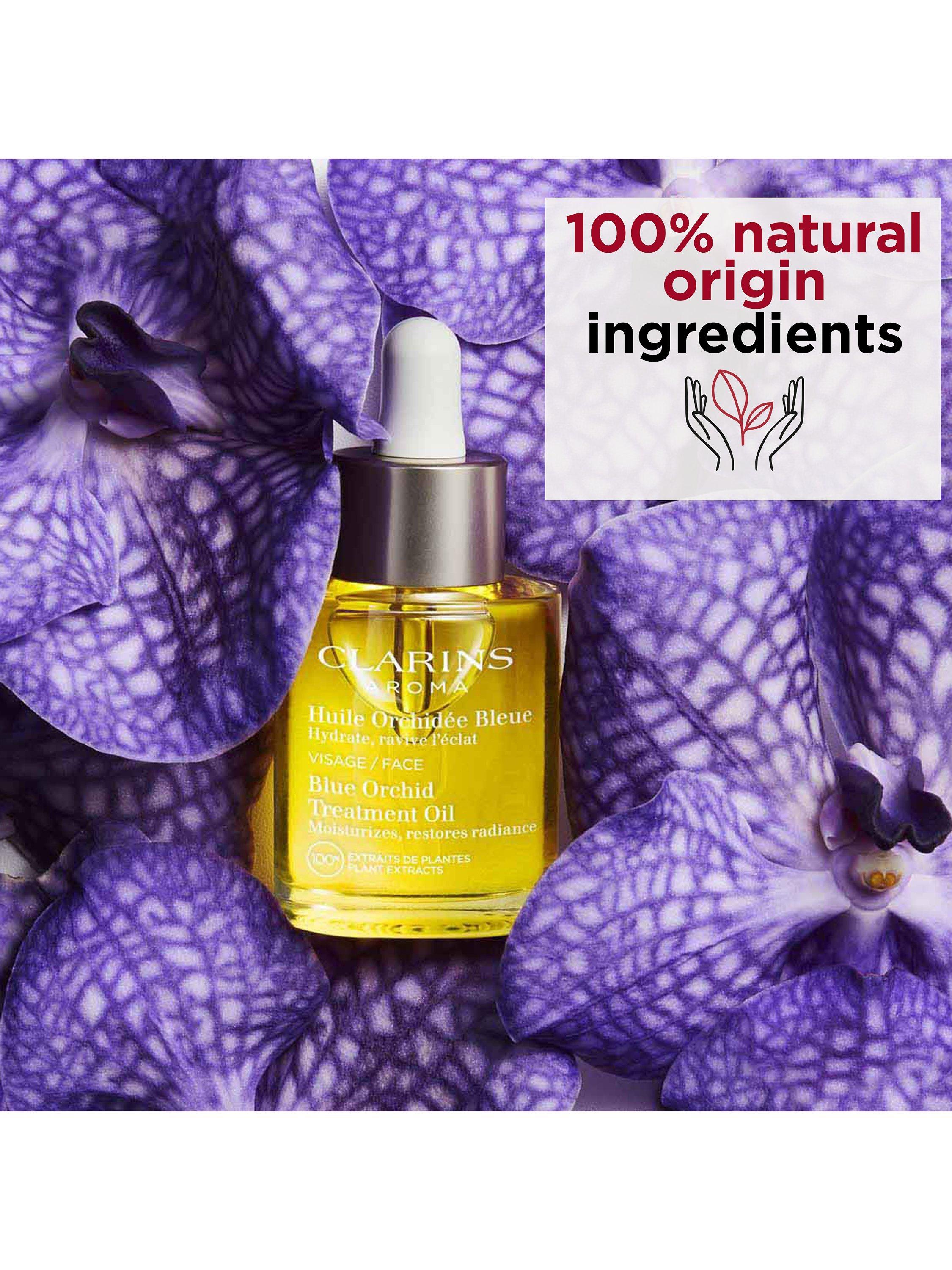 Product image 9 of 10, which shows Clarins Blue Orchid Face Treatment Oil, 30ml