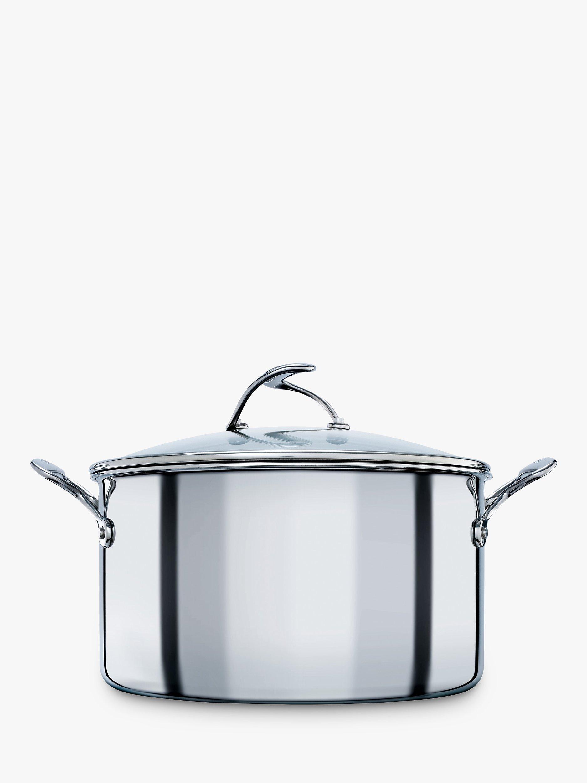 Circulon SteelShield C-Series Stainless Steel Non-Stick Stockpot & Lid, 26cm