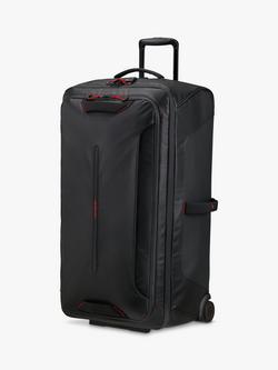 Samsonite Ecodiver Duffle 2-Wheel 79cm Recycled Large Suitcase, Black