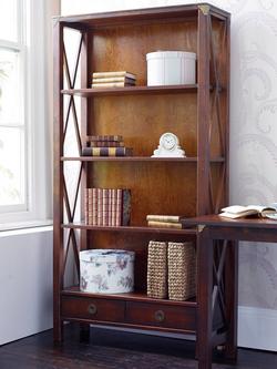 Laura Ashley Balmoral Bookcase - view 2, Chestnut Brown