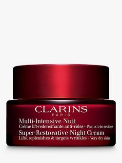 Clarins Super Restorative Night Cream, Very Dry Skin, 50ml, 