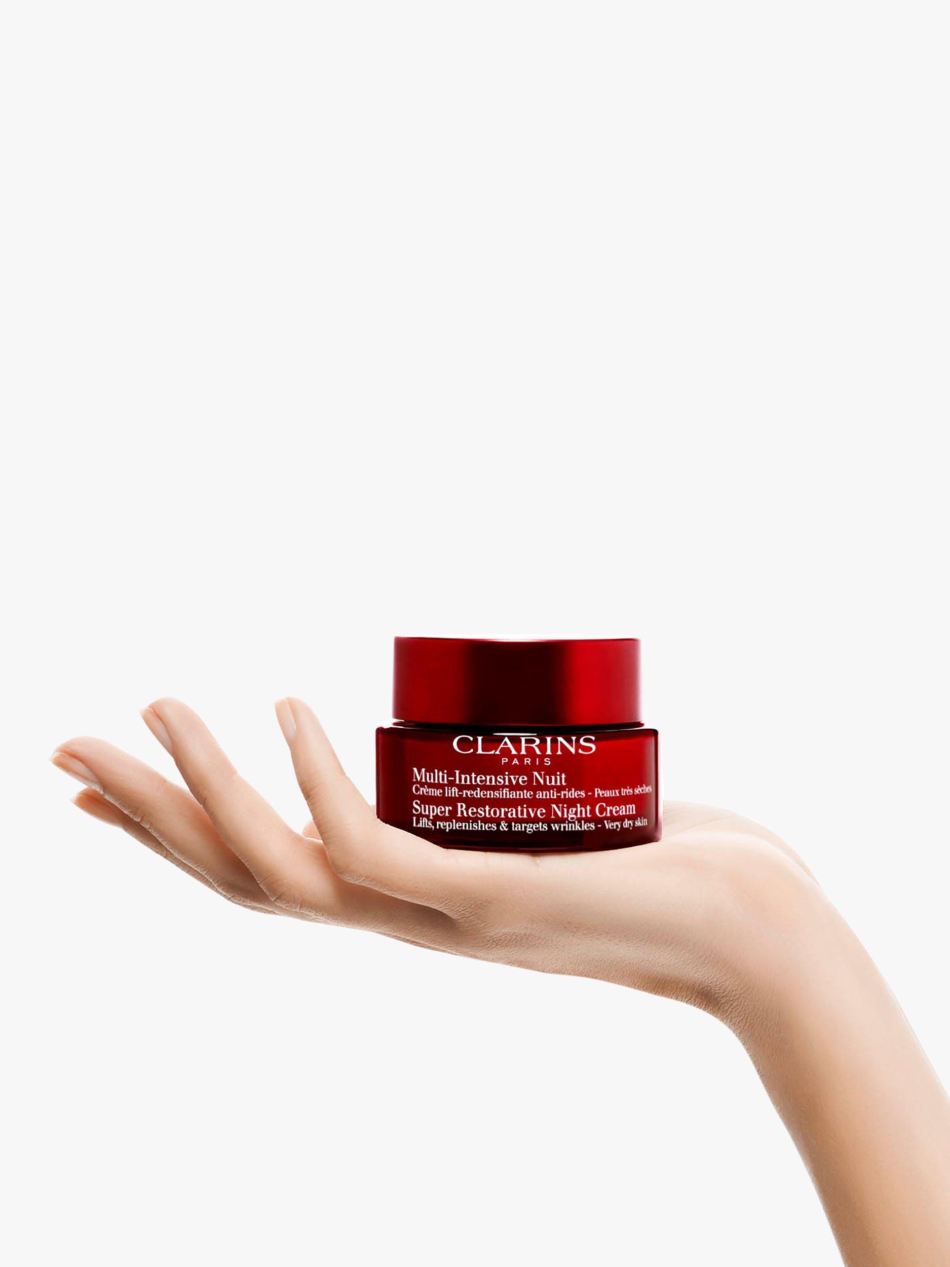 Product image 4 of 7, which shows Clarins Super Restorative Night Cream, Very Dry Skin, 50ml