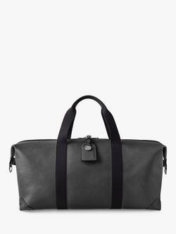 Mulberry Medium Clipper Printed Eco Scotchgrain Holdall, Black