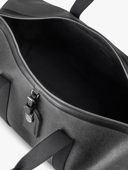 Mulberry Medium Clipper Printed Eco Scotchgrain Holdall - view 2, Black