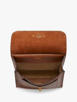 Mulberry Antony Small Classic Grain Leather Satchel - view 2, Oak