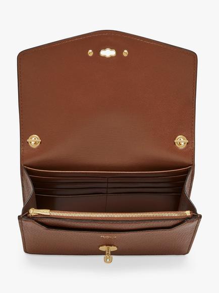 Mulberry Small Darley Small Classic Grain Leather Shoulder Bag - view 2, Oak
