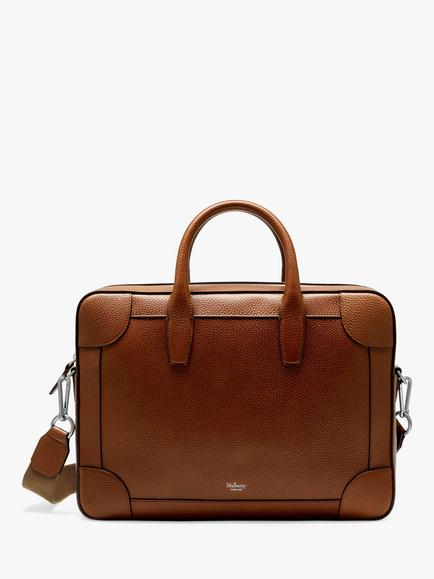 Mulberry Belgrave Small Classic Grain Leather Single Document Holder, Oak