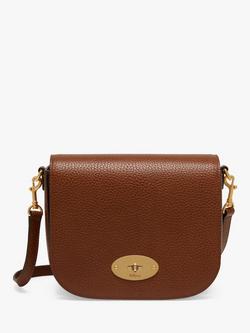 Mulberry Small Darley Classic Grain Leather Satchel, Oak